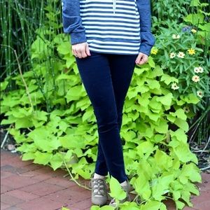 Stitch Fix Edyson mid-rise micro corduroy skinny pants, navy blue, size 33 LONG